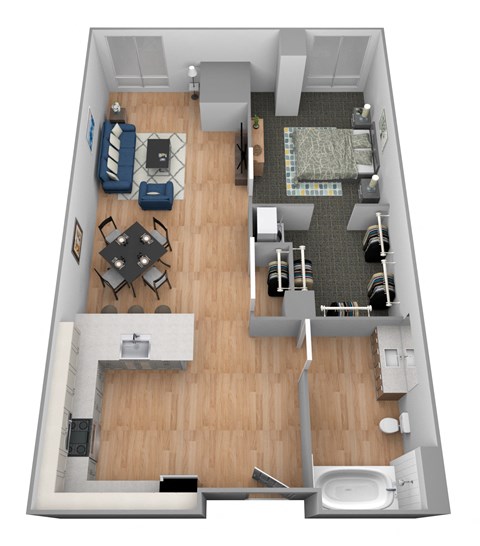 Rum River Floor Plan at Shakopee Flats, Shakopee, MN